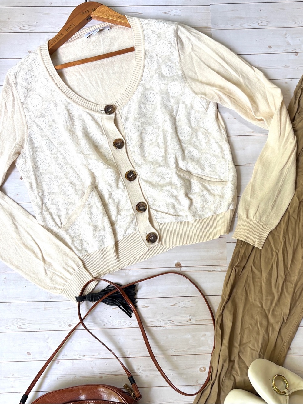 See by Chloe cream cardigan
